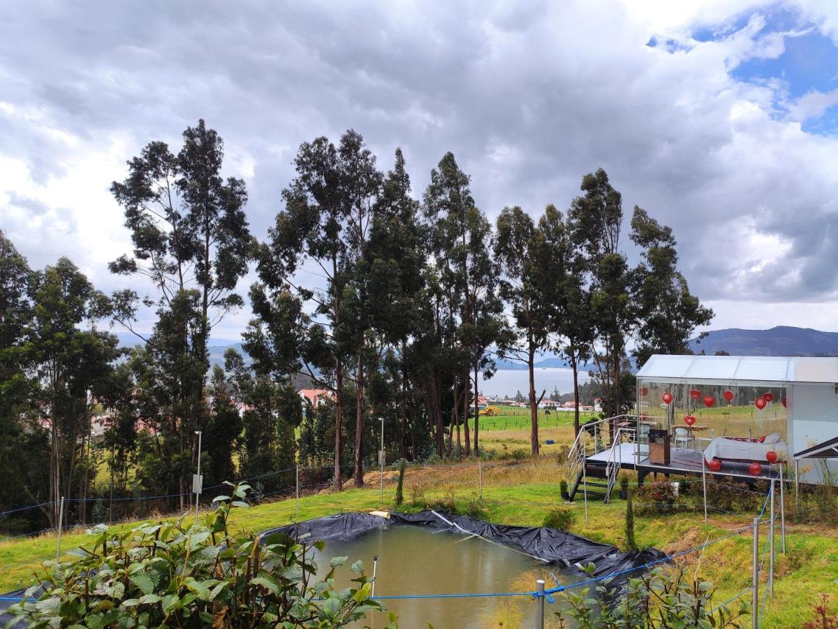 Hotel Glamping Cristal Guatavita Exterior foto