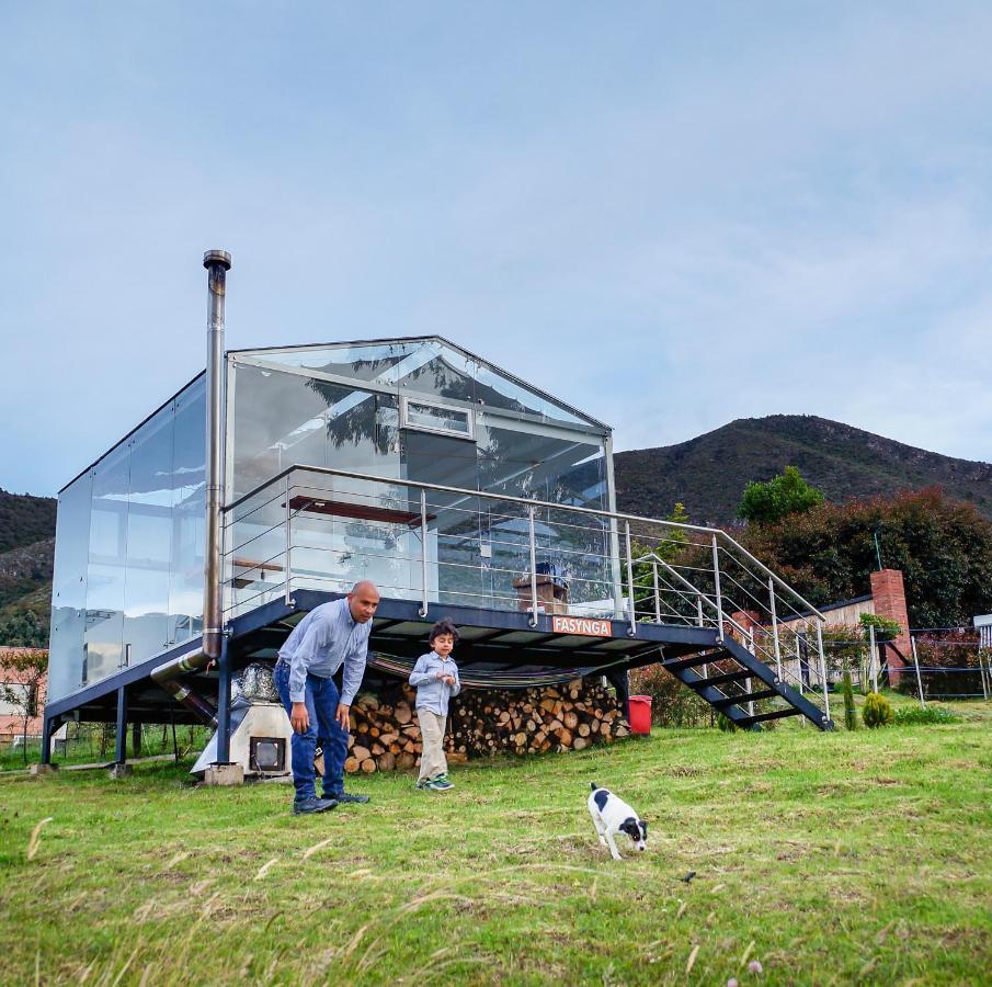 Hotel Glamping Cristal Guatavita Exterior foto