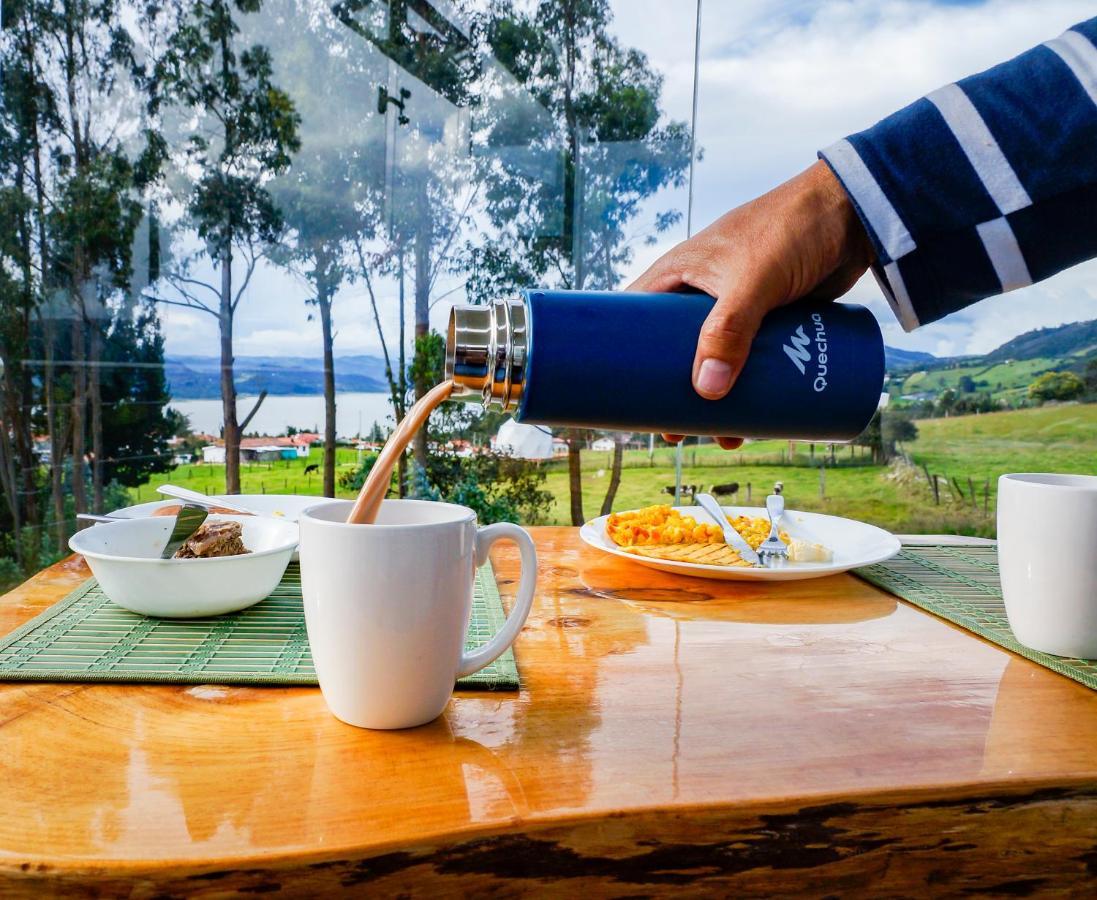 Hotel Glamping Cristal Guatavita Exterior foto